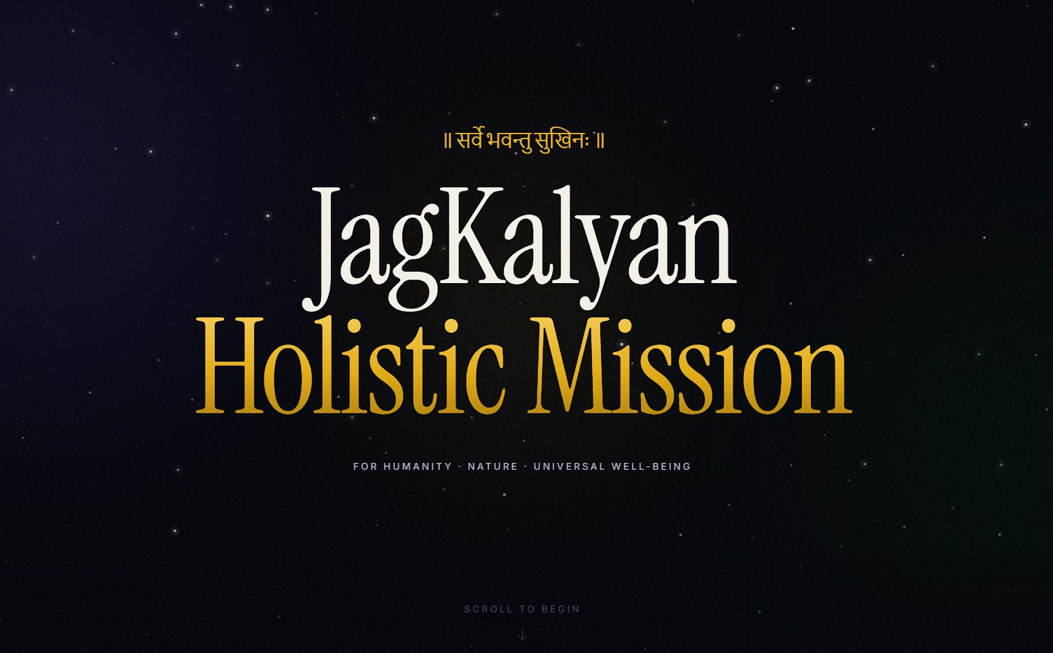 JagKalyan Holistic Mission — website built by FrameMind